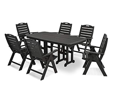 Polywood® Nautical Dining Set, Black