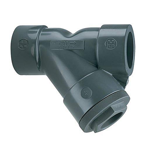 Hayward YS20400T 4-Inch Threaded CPVC Plastic Y-Strainer with FPM O-ring Seals