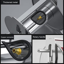 Garden Wall/Floor Mount Hose Reel 1/2" Water Pipe, Retractable Hose Reel Hanger Manual Swivel Bracket, Stainless Steel Garden Hose Storage Holder with Water Pipe and Nozzle, Hose Reel Butler Stand