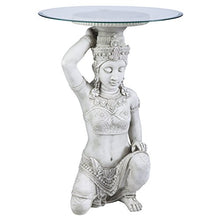 Design Toscano Thai Teppanom Beautiful Being Glass -Topped Asian Decor Table