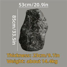 Leewertyu Non-Hollow Fake Stone, Artificial Landscape Rocks, Decorative Fake Rock, Fiberglass Faux Stone for Outdoor, Garden, Patio Decoration(20.9 * 33.5in)