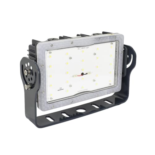Vision X J-Box AC LED Flood Light, 50W, 180 Degree Beam with Trunnion Mount and Quick Connector