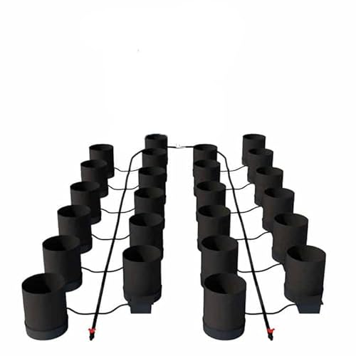 AutoPot 24 Pot GeoPot System with 3 Gallon Fabric Pots Black