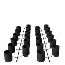 AutoPot 24 Pot GeoPot System with 3 Gallon Fabric Pots Black