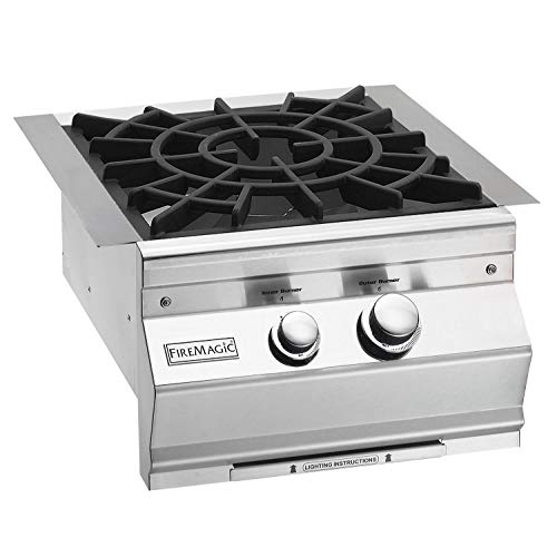 Fire Magic Aurora Built-In Power Burner with Grid, Natural Gas (19-SLB2N-0)