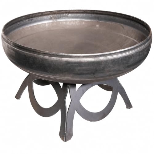 Ohio Flame Liberty 24” Wood Burning Fire Pit Carbon Steel with Curved