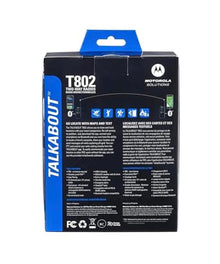 Motorola Solutions Talkabout T802 Portable FRS Two Way Radio 10 Pack Blue/Black