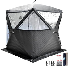 Insulated Winter Fishing Tent, Sauna Tent, Includes Storage Bag