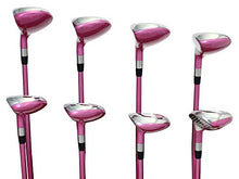 Majek Pink Senior Ladies Golf Hybrids Irons Set Ultra Light Weight Forgiving Fuchsia Woman - Pink