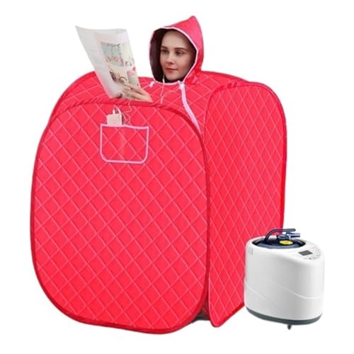 POGHDBXA Sauna Accessories, Thickened Fabric Foldable Sauna Tent Home Use Portable Full Body Steam Personal Sweat Leak Proof Bottom High