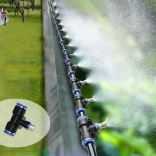 CHZDPP Misting Water Irrigation Kit for Cattle/Chicken/Pig Farms, Adjustable Water Output Outdoor Cooling System for Construction Site Enclosure, Plant Watering Equipment(1969inch/50m/164ft)