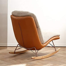 Leisure Rocker Chairs Rocking Chair Nordic Simple Modern Single Sofa Bedroom Balcony Lazy Lounge Chair Adult Nap Leisure Chair