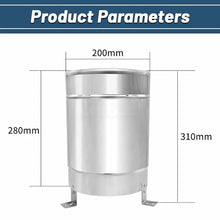 NURII Stainless Steel Rain Sensor, Precipitation Double Tipping Bucket Weather Station Transmitters, Rain Gauge(0.2MM-Pulse)