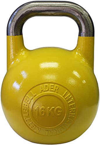 Ader Sporting Goods Ader Pro-grade Int'l Kettlebells Set 14pcs with DVD - 7 Pairs (8-32kg) X2 Rainbow