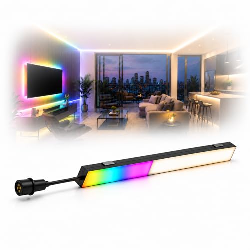 Wired4Signs Black Hibiscus RGBW LED Linear Outdoor Fixture – Waterproof Resin-Filled Light Bar, 24V IP65, Color Changing RGB + Warm White 2700K (RGB + Warm White (2700K), 5ft)