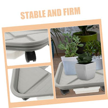 YYBOES Mobile Planter Tray Gardening Flowerpot Base Plant Trays Movable Flowerpot Holder Tray for Potted Plants Plant Tray for Pots Planter Trays with Wheels Plant Roller Base Plant Mover