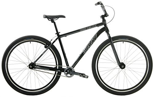 Unknown Gravity Single Speed Cruiser 29er Adult BMX Bike Gloss Black 19 inch