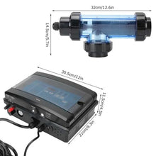 Salt Chlorine Generator,Saltwater Chlorinator,10g/H-50g/H Automatic Cleaning Salt Water Pool Chlorine Generator System, Pool Chlorine Generator Chlorinator for SPA Swimming Pool,10g/h