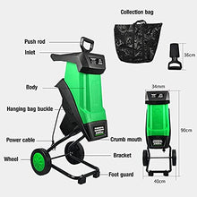 Garden Shredder, Portable Electric Garden Wood Chipper, Branch and Leaf Shredder, Suitable for Lawn, Yard (10M)