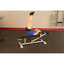 Body-Solid SAB500 Pro Clubline Ab/Hyper Bench Gray