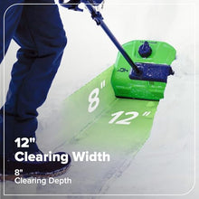Greenworks 40V 12in Brushless Snow Shovel with LED Light, Directional Chute Control, and Enclosed Battery Cover with 4.0Ah Non-USB Battery and 2A Single Port Charger