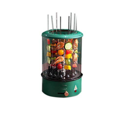 TEOYETTSF Vertical Electric BBQ Kebab Grill Machine Automatic Rotating Barbecue Smokeless Oven Rotary Household Lamb Skewers