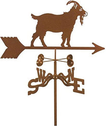 Weathervane Metal for roof Garden Yard Sheep Weathervanes Spray Paint Weather Vane Wind Direction Indicator Patio Lawns Sheds Barns Garden Yard Roof Mount Easy Use