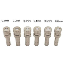 Low Pressure misting Water Mist Nozzle Spray Nozzles Fog Sprayer Stainless Steel Garden Slip lock Quick Connectors (D 10Pcs)