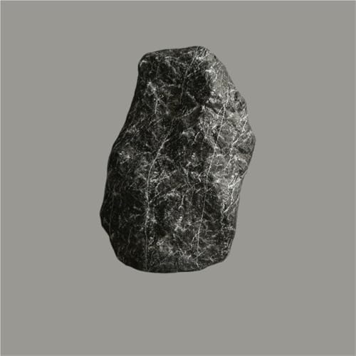 Leewertyu Non-Hollow Fake Stone, Artificial Landscape Rocks, Decorative Fake Rock, Fiberglass Faux Stone for Outdoor, Garden, Patio Decoration(20.9 * 33.5in)