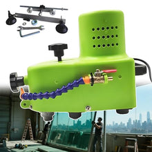 Polish Edge Machine for Plane, Curve, 800w Electric Glass Edging Machine, 8000 RPM Motor, Diamond Grinding Wheels, Straight Round Bevel Edger Results Glass Edge Grinder