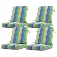 California Umbrella Dining Chair Cushion Set of 4 20 x 40 Seville Seaside