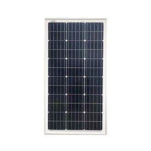 5JJJLOOOPP 50/70/80/100 W 12V Monocrystalline Solar Panel Energy Saving Power Generation System for Home or Outdoor Can be Used to Charge 12v Battery (Long 100W) (Short 100W)