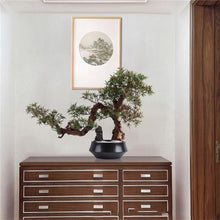 QWERAXZG Chinese Simulated Maple Tree Decorations Green Plant Overall Floral Handicraft