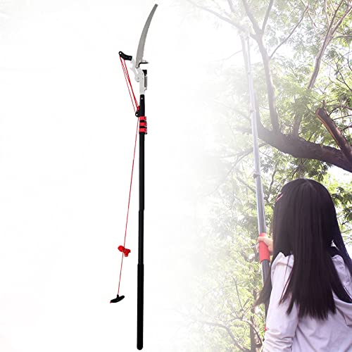Telescopic Pole Saw, Pruning Saw Tree Saw Extendable Telescopic Rod Saw for Pruning and Trimming Branches Cutting Leaves Landscaping Fruit-18FT