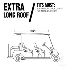 Red Hawk ENC-027 Deluxe 6 Passenger Golf Cart Enclosure Multi