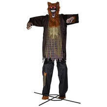 Northlight Huge Lighted Animated Talking Werewolf Halloween Decoration 12'' Brown