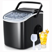 TEDILUVI Portable Countertop Ice Maker 9 Cubes in 6 Minutes 26 lbs Daily Output Office Bar Party