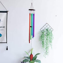 Memorial Wind Chimes Outdoor Soothing Melodic Tones Aluminum Tubes Memorial Wind Chime Elegant Chime for Garden Patio Balcony and Home