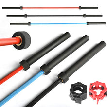ZHLL 6-Foot /33LB Colored Olympic Bar for Weightlifting and Squatting (6FtFour-axis camouflage)