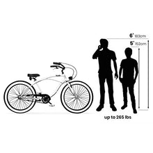 Vivelo Rider X Beach Cruiser for Men 26-Inch Clyde