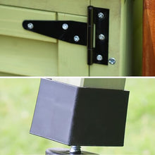 NYTFHMS Outdoor Garden Patio Wooden Storage Cabinet with Adjustable Shelf & Metal Top Green Color Potting Bench Storage Cabinet for Garden Tools,One Color-Gray