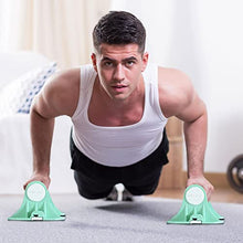 Joberio 2-in-1 Push Up Handles Ergonomic Non-Skid Cyan Blue