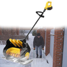 GESAIDES 41cm Cordless Snow Blower, Electric Snow Thrower with Brushless Motor, 10m Throwing Distance, for Driveway, Patio, and Deck Clearing
