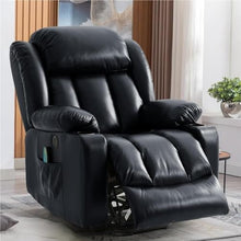 KTYUERGHK Overstuffed Power Lift Recliner Chair with Massage and Heat