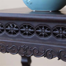 M3b6G8p1 bonsai pot stand Vintage Chinese Redwood Display Base