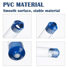MTNBHH Water Sampling Tube 250ml 500ml 1000ml with Gravity Water Stopper Valve, PVC Liquid Sample Collector for Testing(6 Packs,500ml)