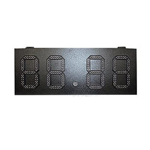 Interval Timer Outdoor Rain Proof Iron Box 8-inch Single Red LED Digital 88.88 LED Outdoor Gas Station Price Mark Gym Clock Timer (Color : 10 inch Indicator Size : 1) (6 Inch Temperature 1)