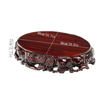 bonsai pot stand Openwork Root Carving Bonsai Base Vase Display Stand(XL)