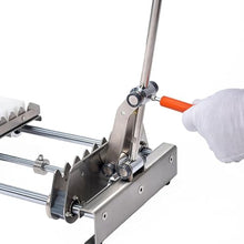 8/12 Hole Stainless Steel Meat Skewer Machine, Manual Bbq Bamboo Skewer Meat Making Machine, Adjustable Design, Fits All-length Bamboo/metal Skewers, For Outdoor Picnic 8 skewers