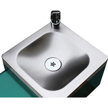 Global Industrial Outdoor Wall Mounted Drinking Fountain Green